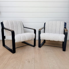 vintage pair of armchairs