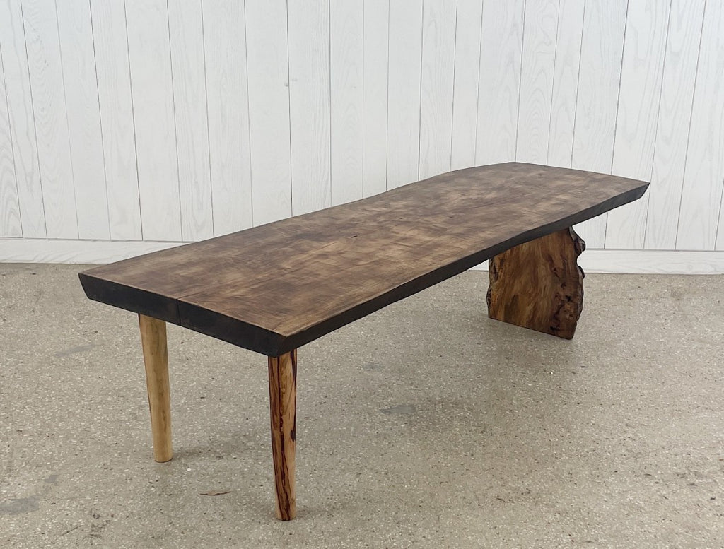 handcrafted live edge coffee table