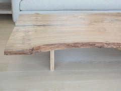 the elm slab waterfall coffee table