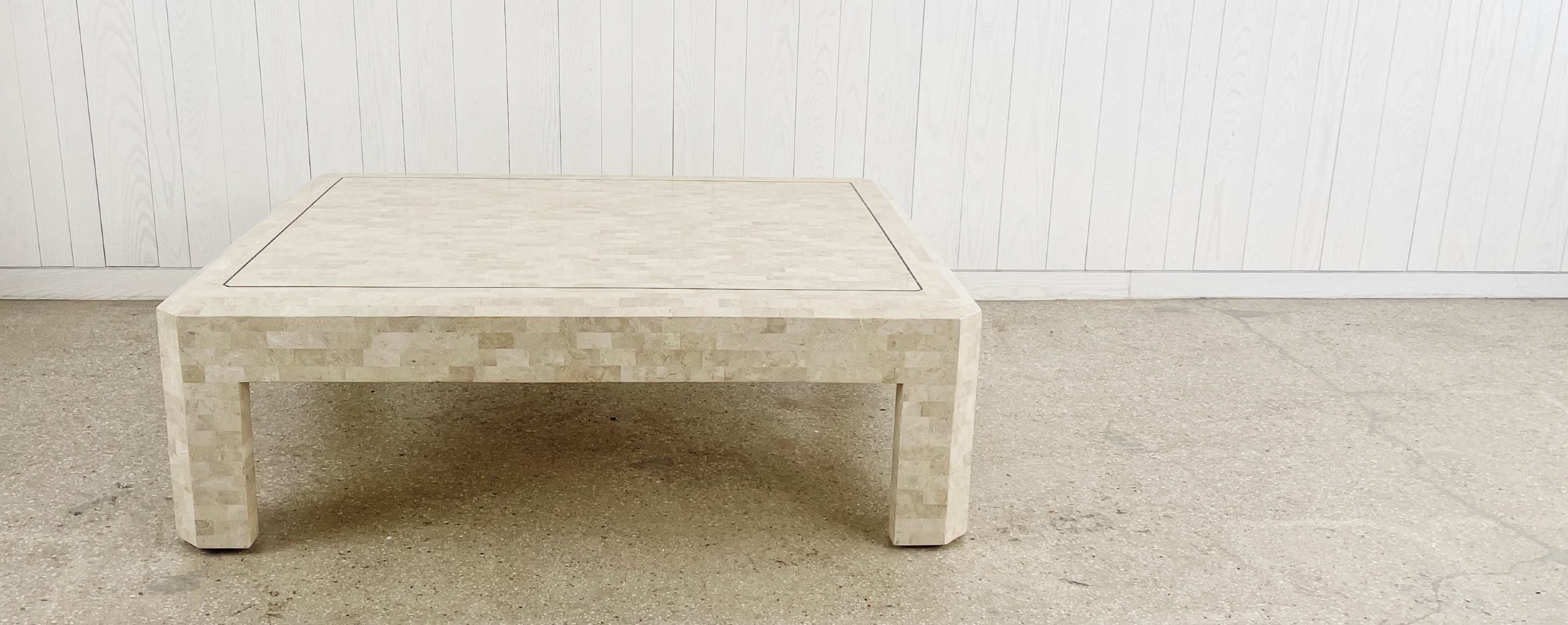 vintage tessellated stone coffee table