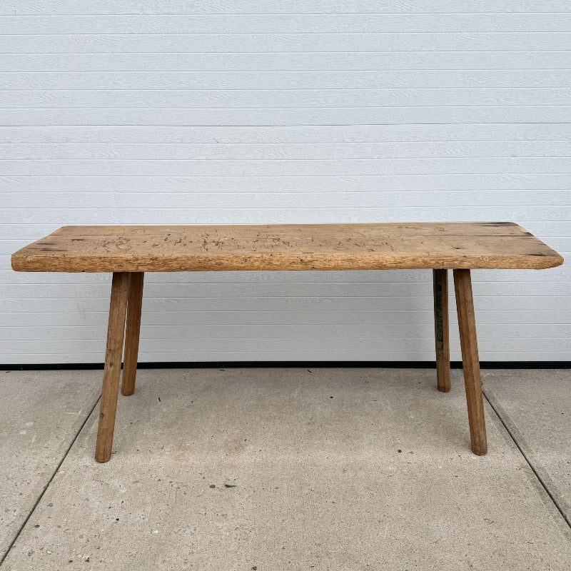 vintage rustic console