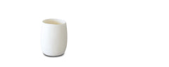 resin white bathroom cup