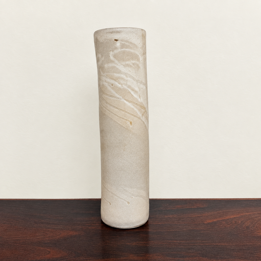 cylinder stone vase, tall