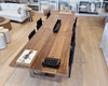the walnut dining table