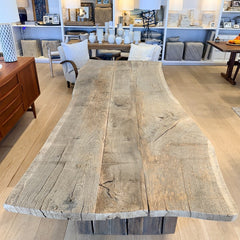 vintage rustic dining table