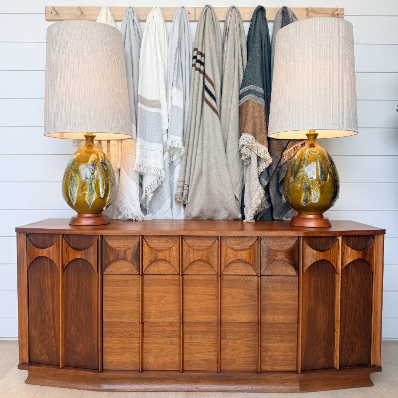 vintage american midcentury modern dresser