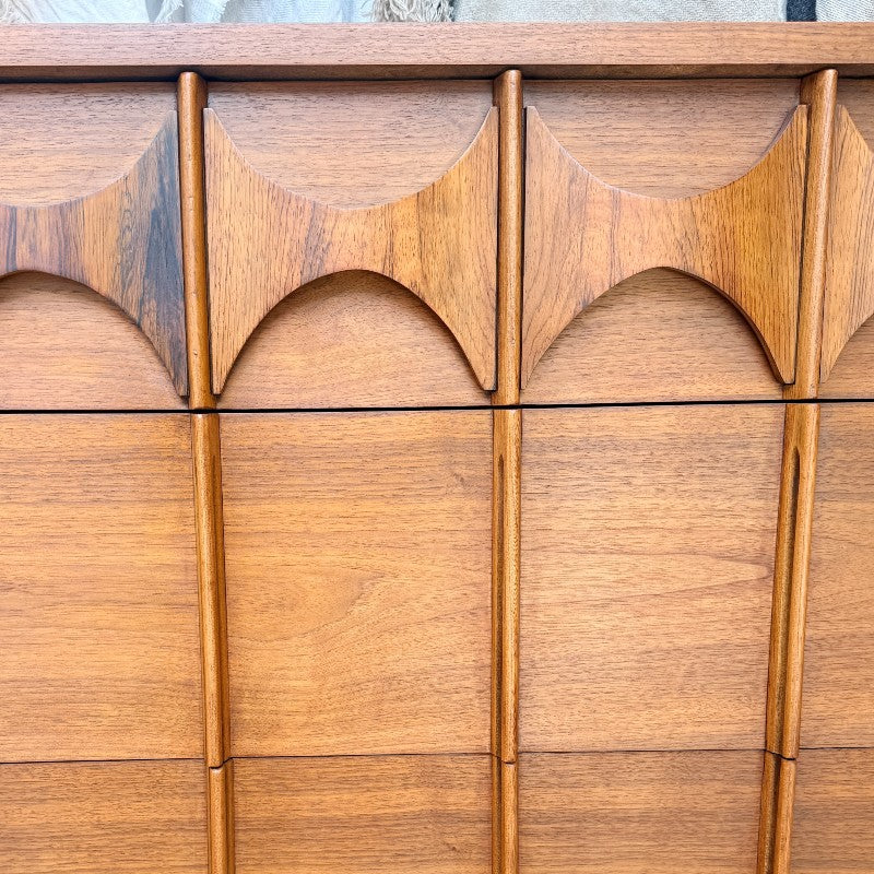 vintage american midcentury modern dresser