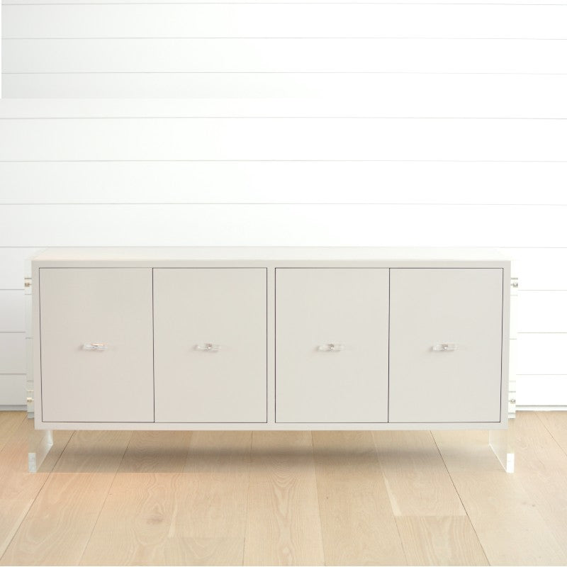 the homenature dune lacquer and lucite buffet