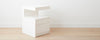 the lacquer 3-drawer end table