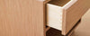 the homenature mercer nightstand in walnut