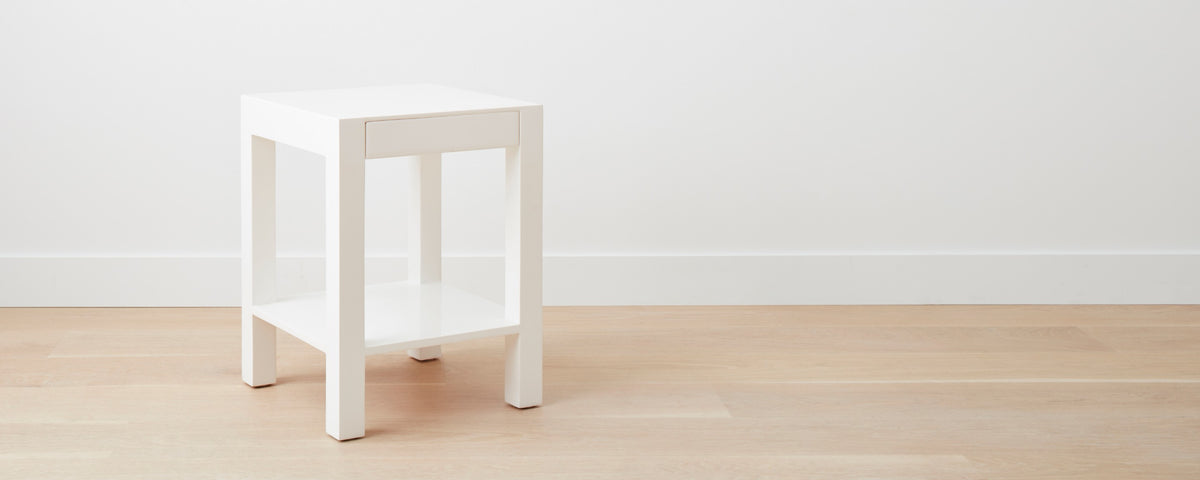 the lacquer lido end table