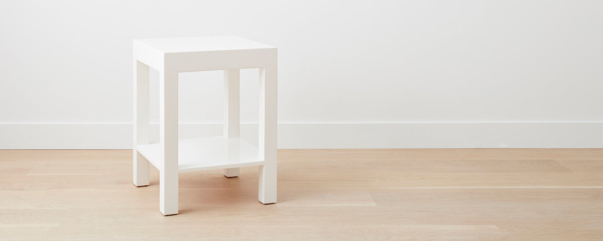 the lacquer lido end table
