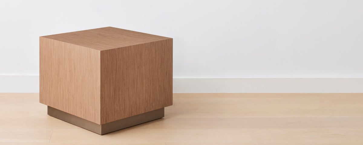 the homenature mercer nightstand in walnut