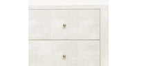 the faux shagreen wide pristine nightstand