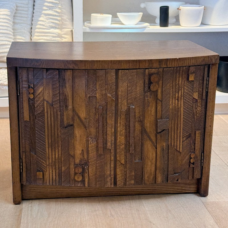 vintage pair of midcentury modern end tables