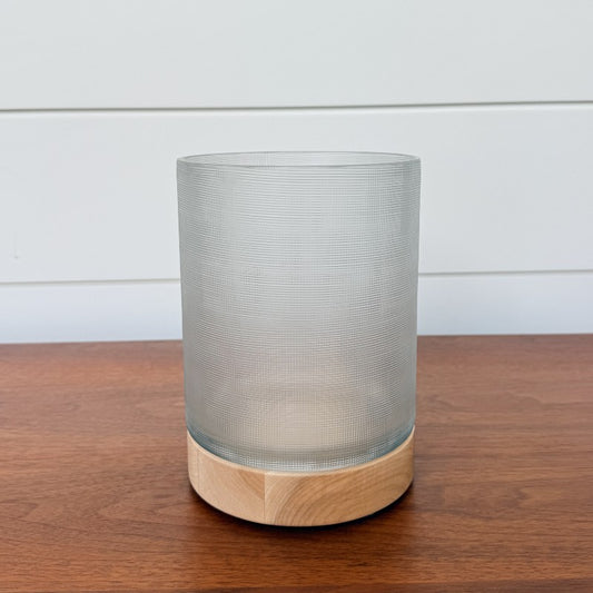 etched glass lantern, medium