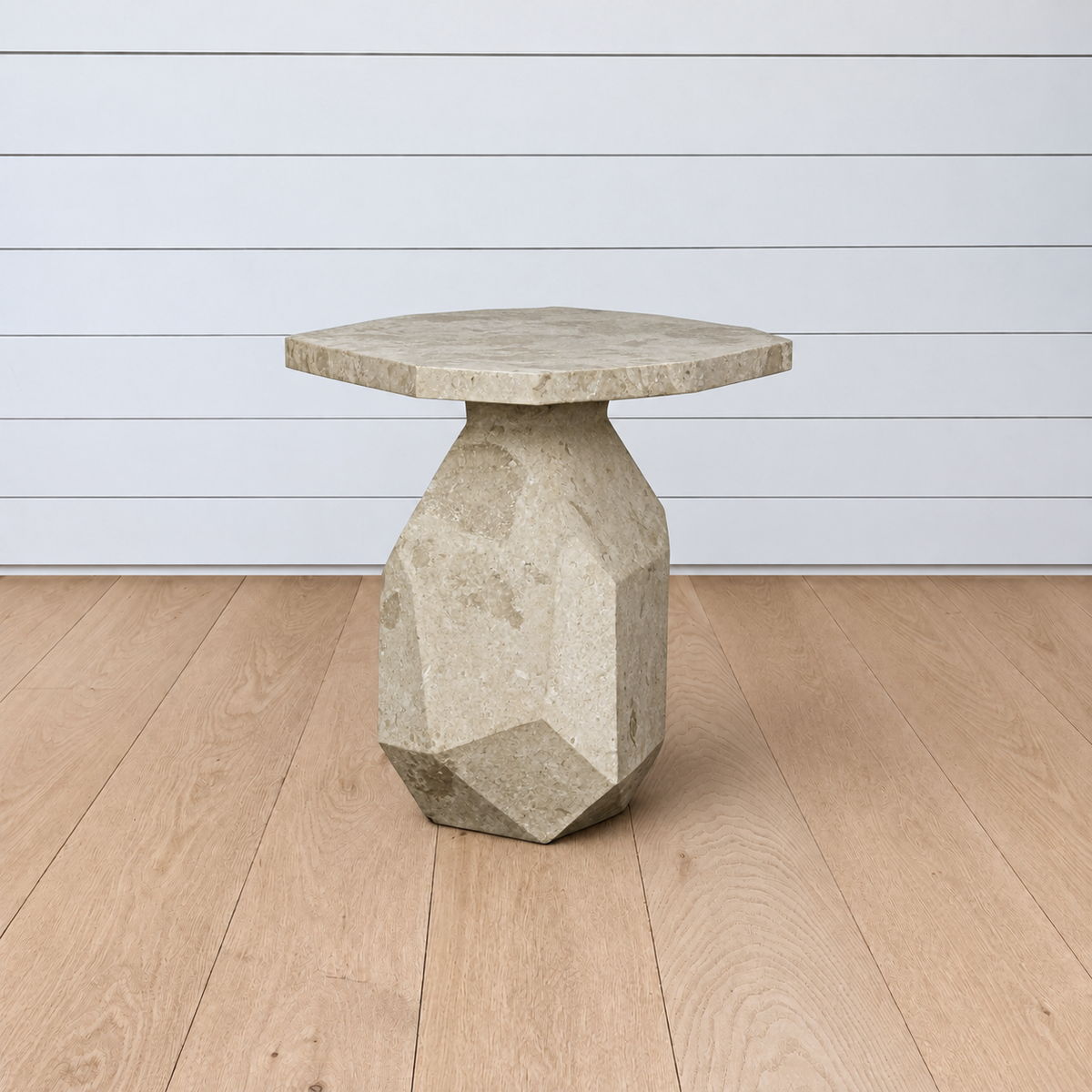 the laguna marble side table