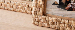 woven rope picture frame collection