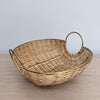 woven cane fruit basket, small