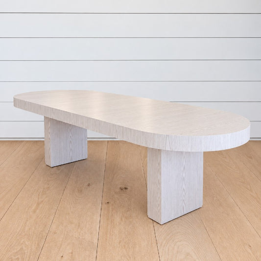 the homenature further lane dining table, racetrack oval