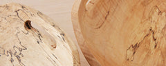 harvest spalted wood bowls