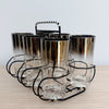 vintage highball glasses, set of 8