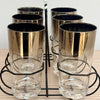 vintage highball glasses, set of 8