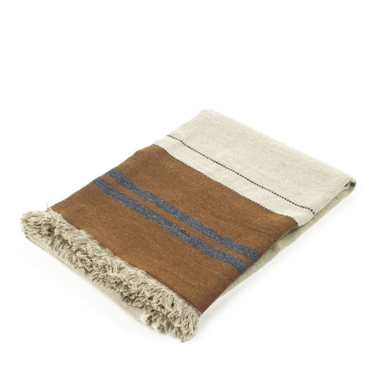 highland stripe throw