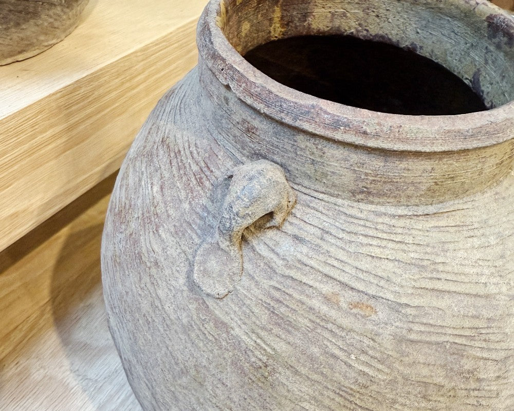 vintage pottery jar