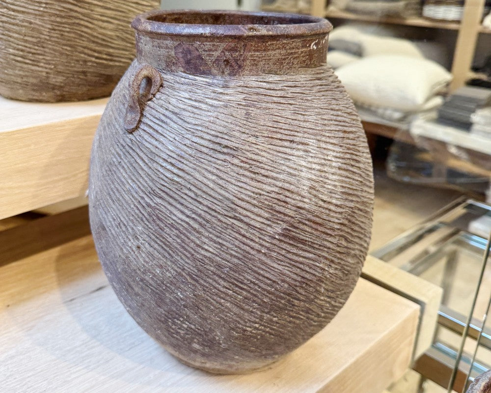 vintage pottery jar