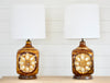 vintage pair of midcentury table lamps