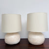 pair of round sandgate table lamps