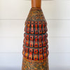 midcentury pair of lava glaze table lamps