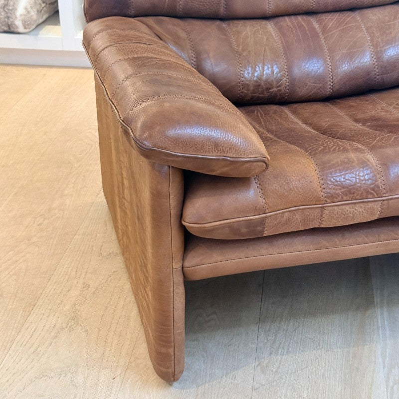 vintage de sede leather lounge chair