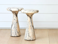 faux marble occasional table