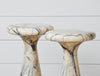 faux marble occasional table