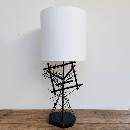 vintage metal table lamp