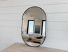 vintage oval mirror