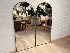 vintage arched floor mirror