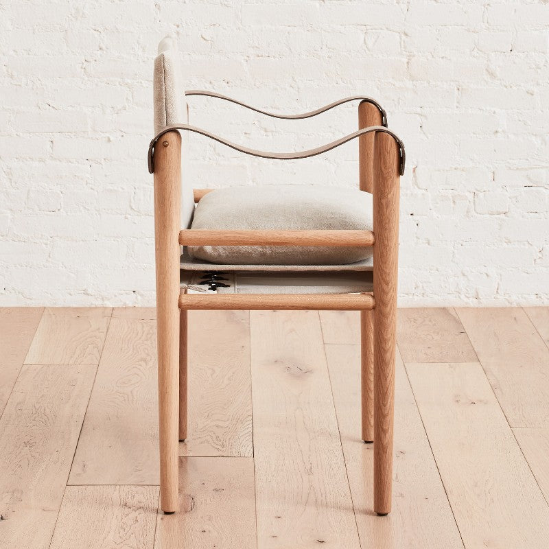 the montauk dining chair, hemp