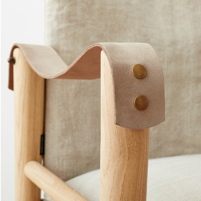 the montauk dining chair, hemp