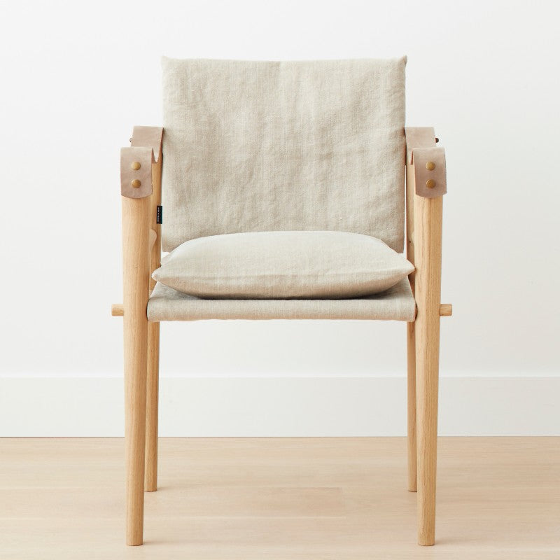 the montauk dining chair, hemp