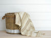 nagy natural and white throw