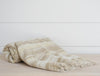 nagy natural and white throw