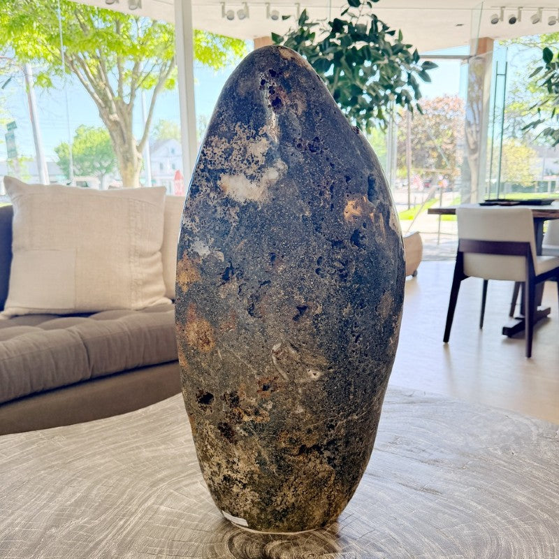 ocean jasper freeform sculpture