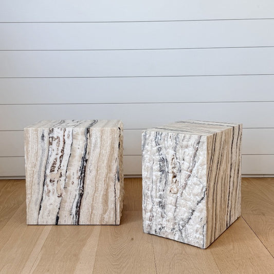 onyx banded occasional table
