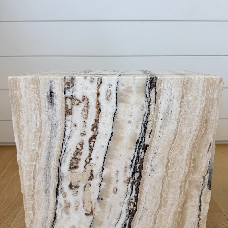 onyx banded occasional table