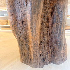 petrified wood top dining table