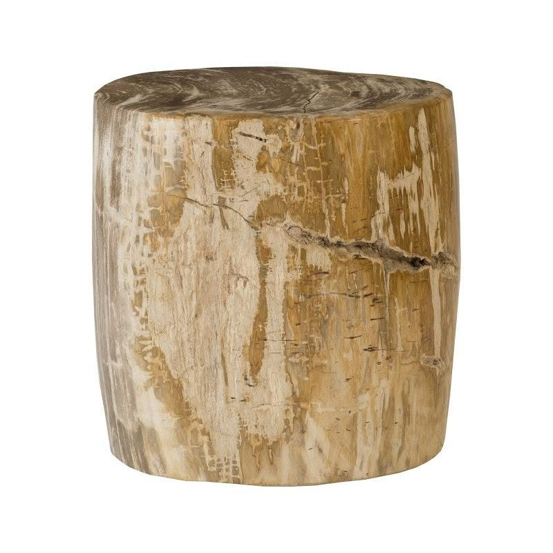 petrified wood stool