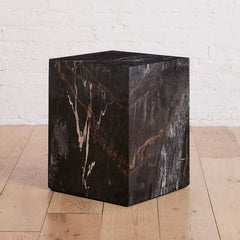 petrified wood stool